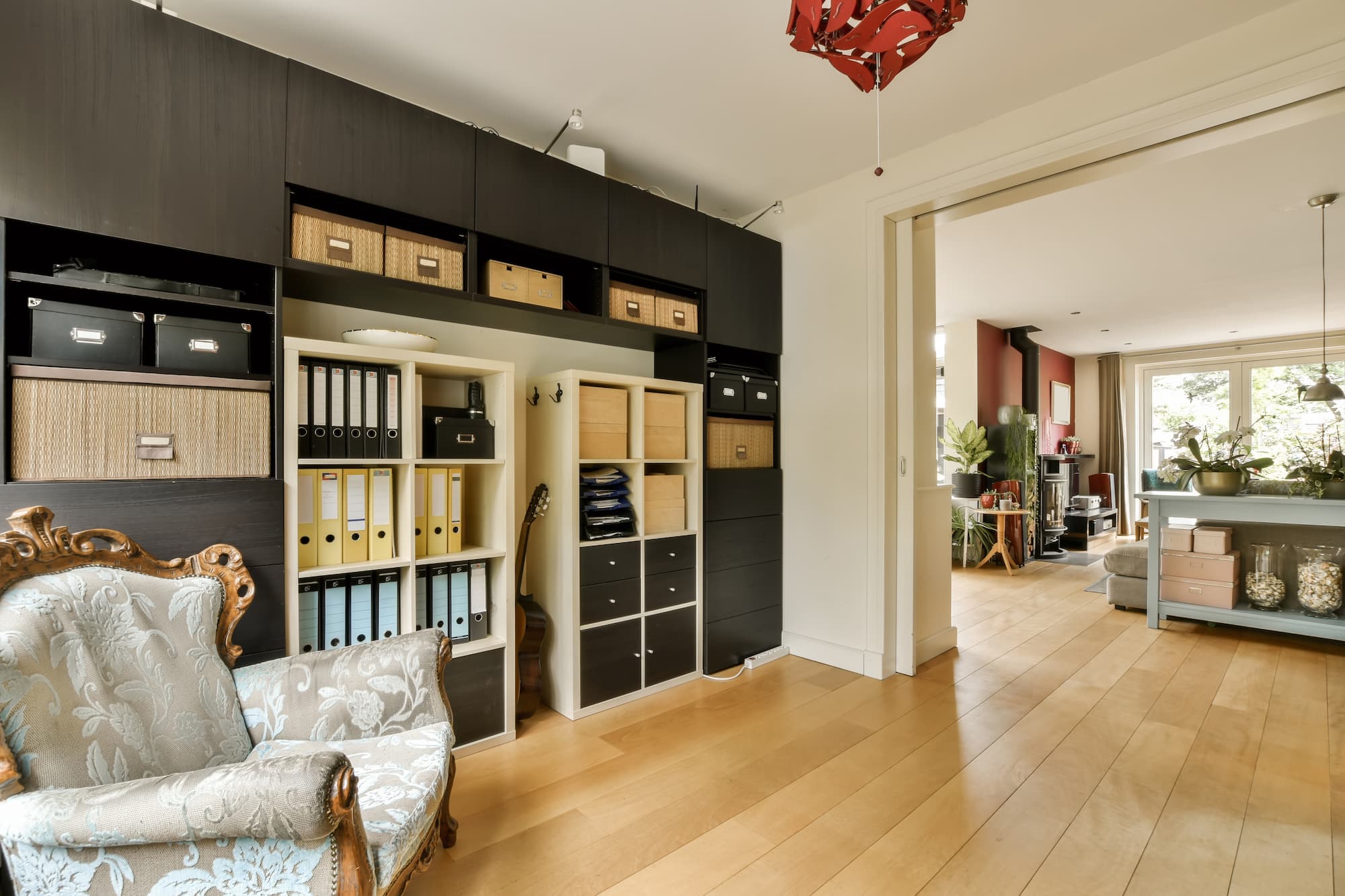 salon ouvert beau